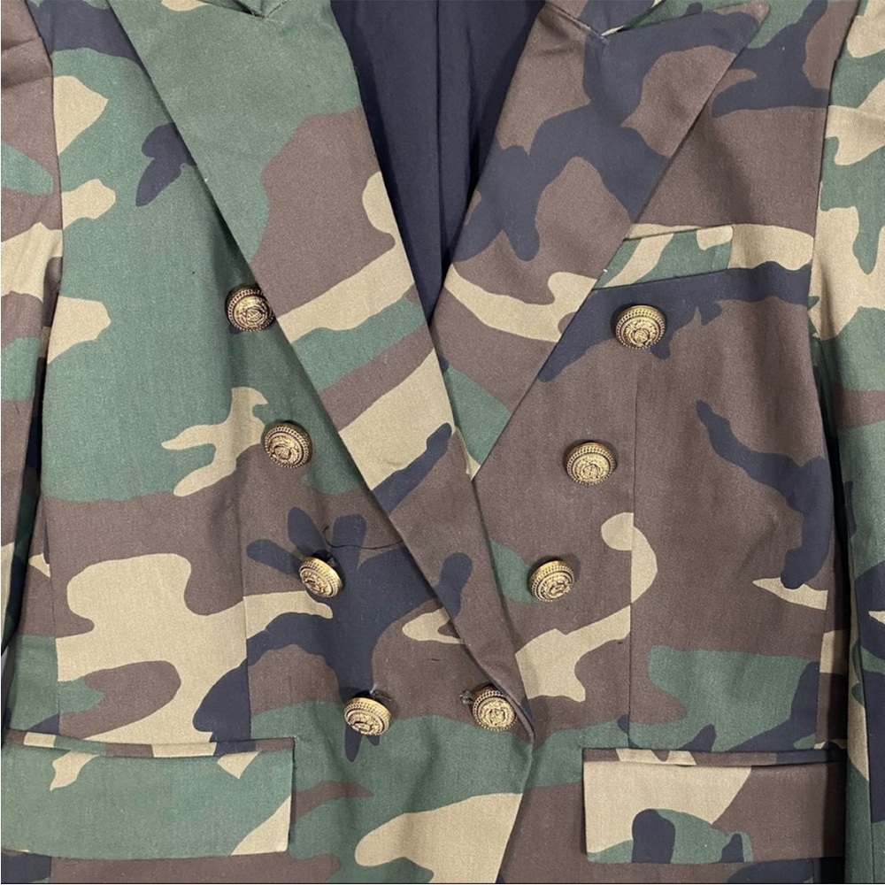 Generation Love camo camouflage blazer S - Picture 5 of 11
